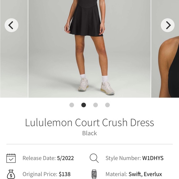 NEW Lululemon Court Crush Dress - Picture 9 of 9